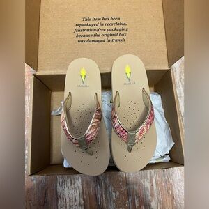 Volatile Women's Beige and Multicolor Sandals